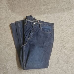 Chico's Dark Blue Straight Leg Jeans